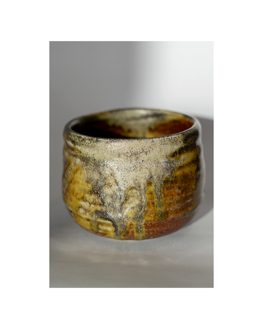 LACHLAN MACKEE | ‘Chawan / Matcha Bowl’ | 2025 | Wheel-thrown Stoneware / Wood-fired in Anagama kiln 100hrs