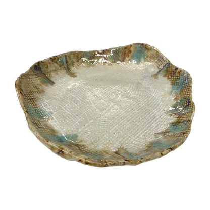 AKIKO HANAZAKI | ‘Green Buff  Plate’ | Glazed Stoneware