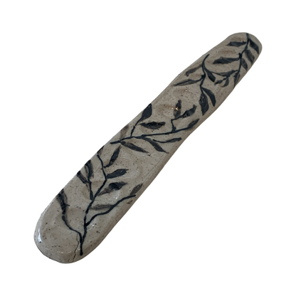 AKIKO HANAZAKI | ‘Medium Olive Holder’ | 11 Olive Indented Ceramic Plate / Dish