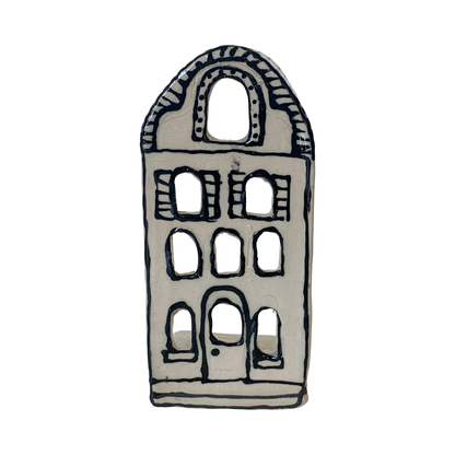 AKIKO HANAZAKI | Decorative Christmas House #2’ | Hand Built / Drawing