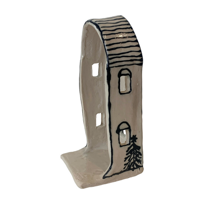 AKIKO HANAZAKI | Decorative Christmas House #2’ | Hand Built / Drawing