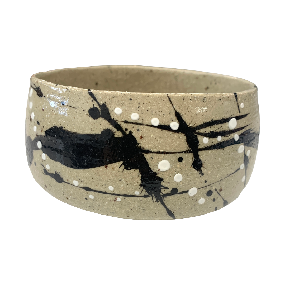 AKIKO HANAZAKI | Large Sumi Cup / Hand Built Ceramic Cup
