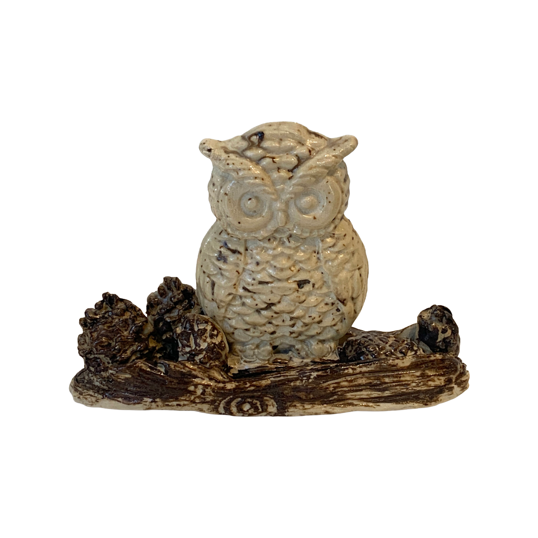 AKIKO HANAZAKI | ‘Owl Christmas Ornament’ | Ceramic Decorative Figure