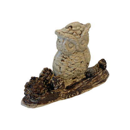 AKIKO HANAZAKI | ‘Owl Christmas Ornament’ | Ceramic Decorative Figure
