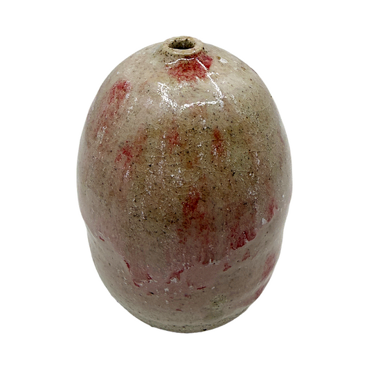 AKIKO HANAZAKI | 'Pink Peppermint Glaze Vase No 1'  | Hand built ceramic