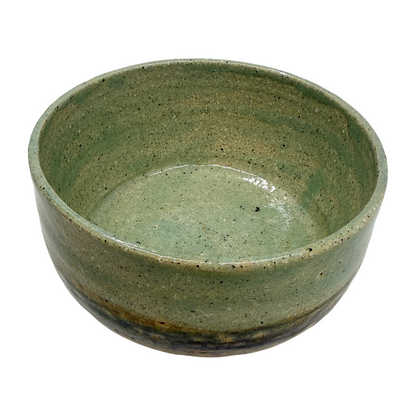 AKIKO HANAZAKI | 'Jade Glaze & Golden Matcha Cup No 1'  | Hand built ceramic