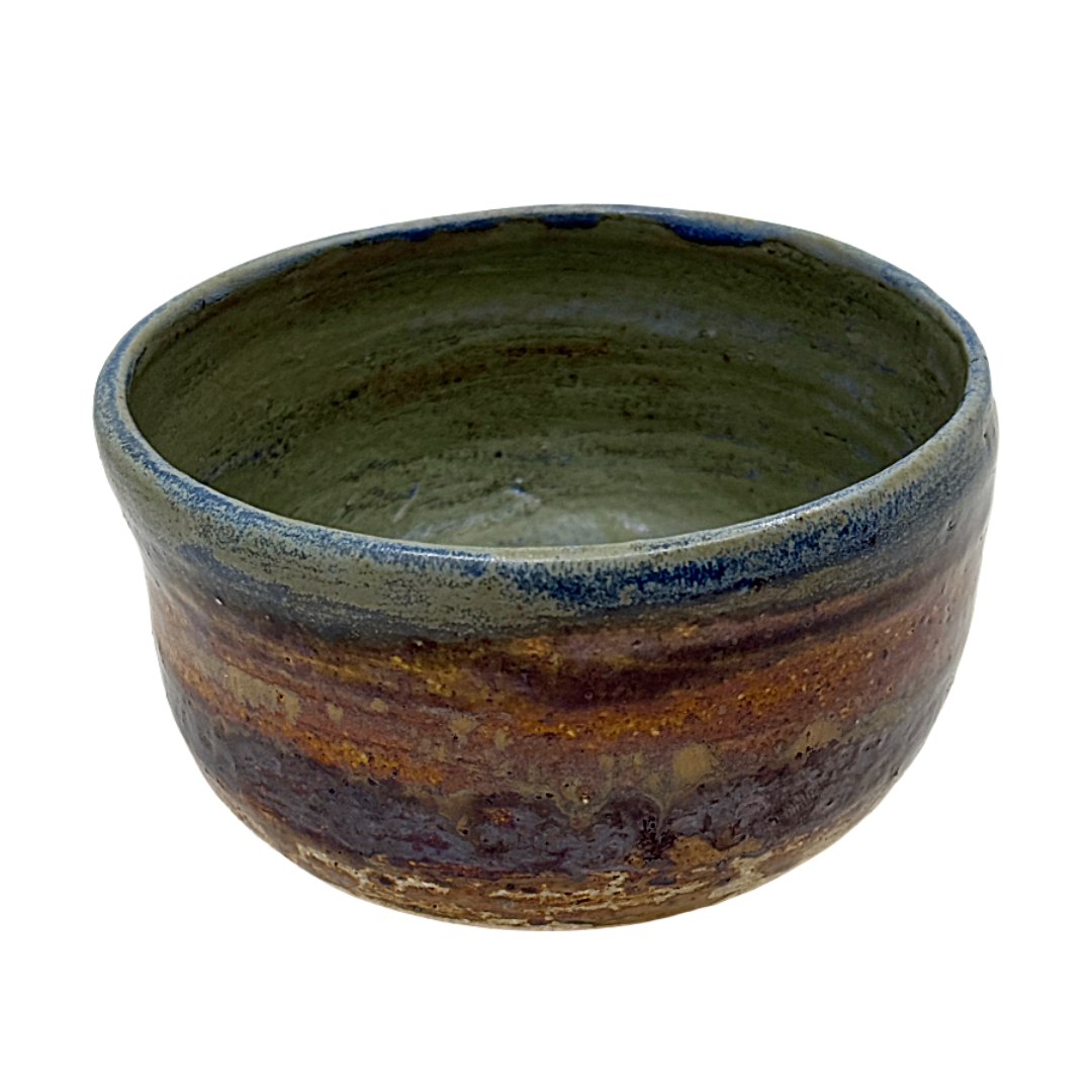 AKIKO HANAZAKI | 'Jade Glaze & Golden Matcha Cup No 4'  | Hand built ceramic