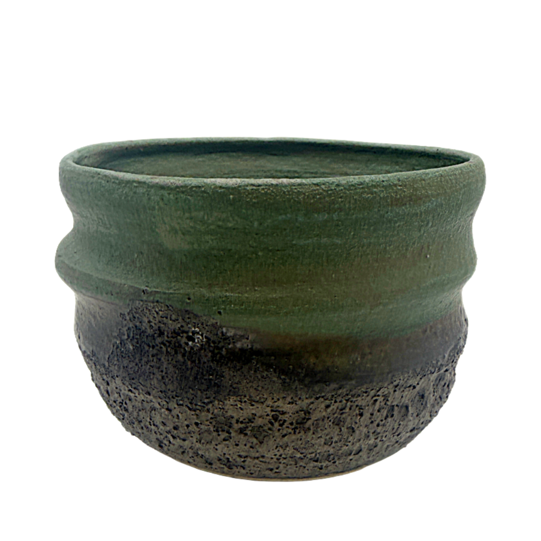 AKIKO HANAZAKI | 'Maguma & Jade Glaze Cup (matte)'  | Hand built ceramic