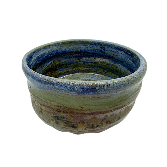 AKIKO HANAZAKI | 'Golden Matcha Cup (large)'  | Hand built ceramic / 5 different glaze mix