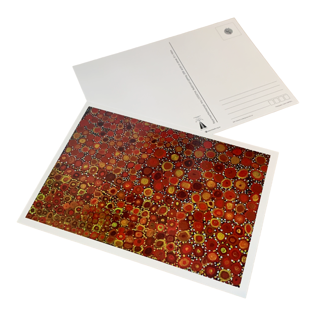 MORNINGTON ISLAND POSTCARDS - Amy Loogatha | 'Redbill and Lightning' |  Postcard