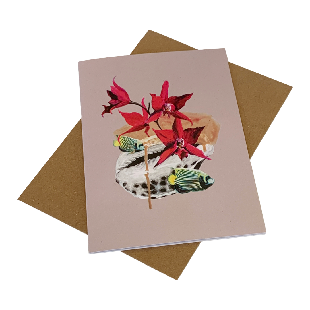 HANNAH MURRAY | 'The angels brought me here' | Gift Card / Recycled paper