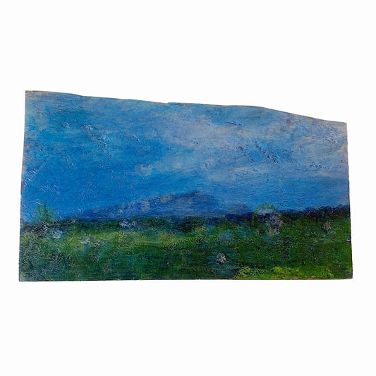 ANNIKA HARDING | ‘Weather (Deep Blues)’ | Acrylic on Queensland maple timber