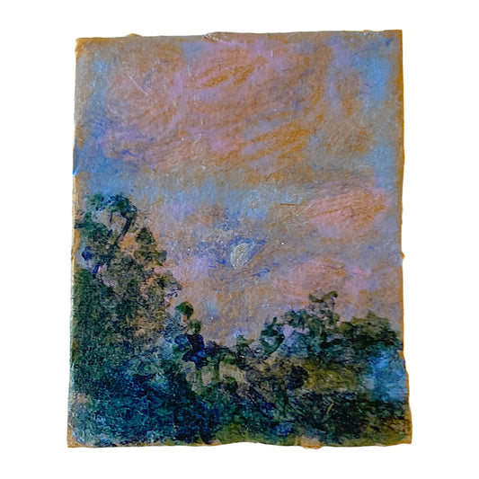ANNIKA HARDING | ‘Commute (Chasing the moon)’ | Acrylic on cardboard