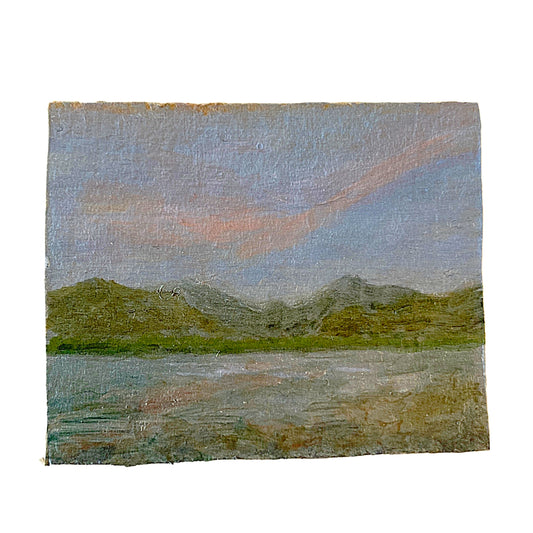 ANNIKA HARDING | ‘Inlet Mood series (1 March 6:53 pm )’ | Acrylic on cardboard