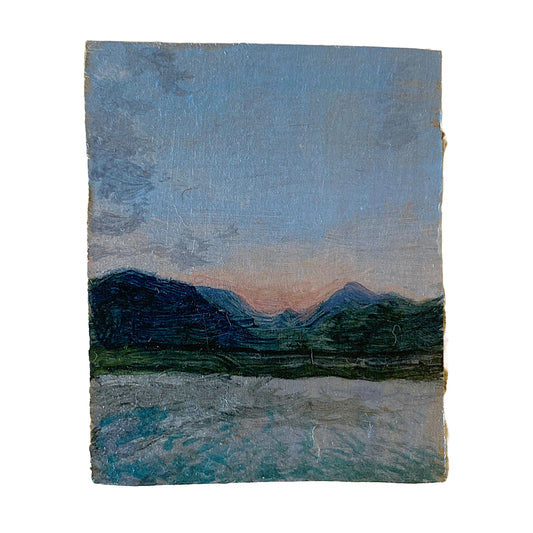 ANNIKA HARDING | ‘Inlet Mood series ( 22 September 6:06 pm)’ | Acrylic on cardboard