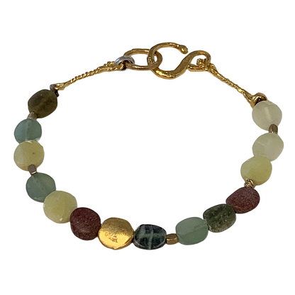 ARTIZ | 'Jade' Mixed Bracelet | Jade + Bronze