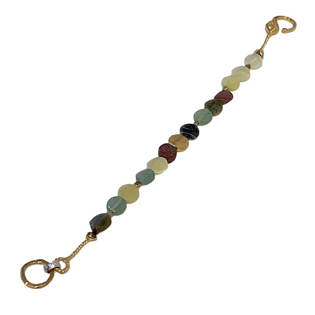 ARTIZ | 'Jade' Mixed Bracelet | Jade + Bronze
