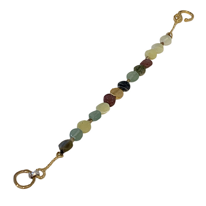ARTIZ | 'Jade' Mixed Bracelet | Jade + Bronze