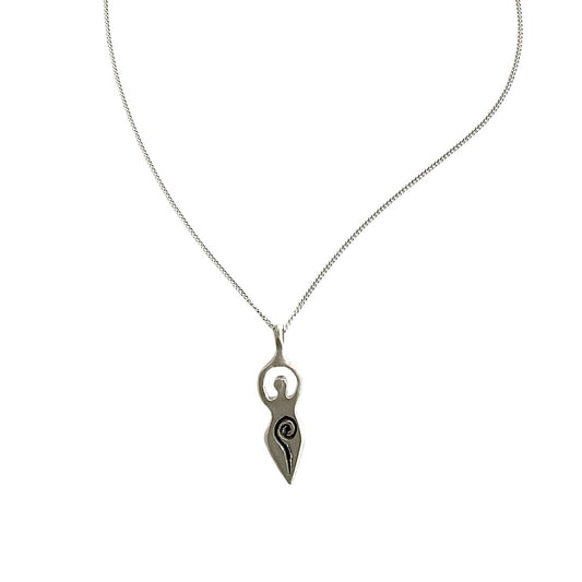 BREATH AND ESSENCE | 'Maeve Necklace (Divine Feminine)' | Sterling Silver