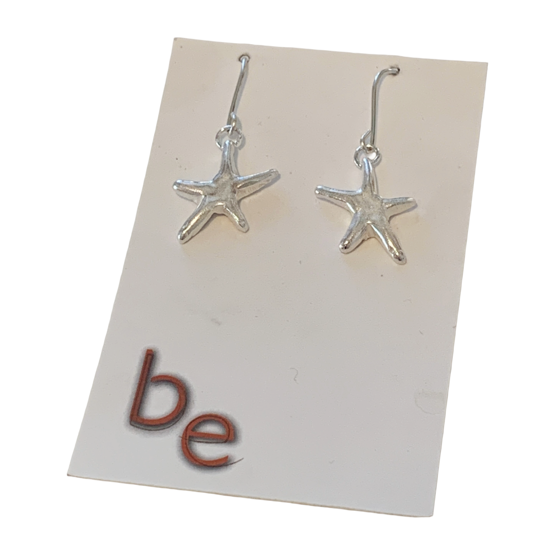 BREATH AND ESSENCE | ‘Starfish Earrings' | Sterling Silver