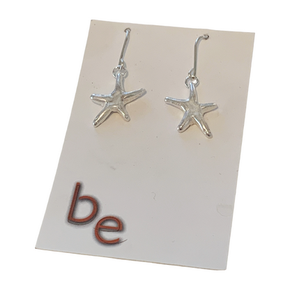 BREATH AND ESSENCE | ‘Starfish Earrings' | Sterling Silver