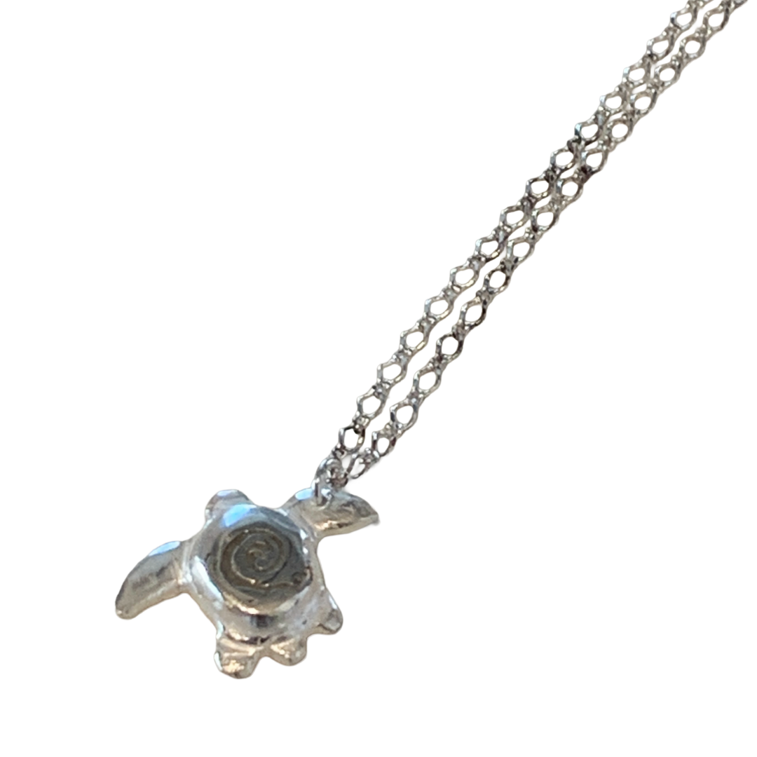 BREATH AND ESSENCE | 'Sea Turtle Necklace' | Sterling Silver