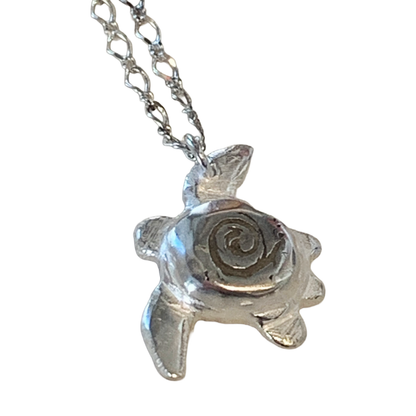 BREATH AND ESSENCE | 'Sea Turtle Necklace' | Sterling Silver