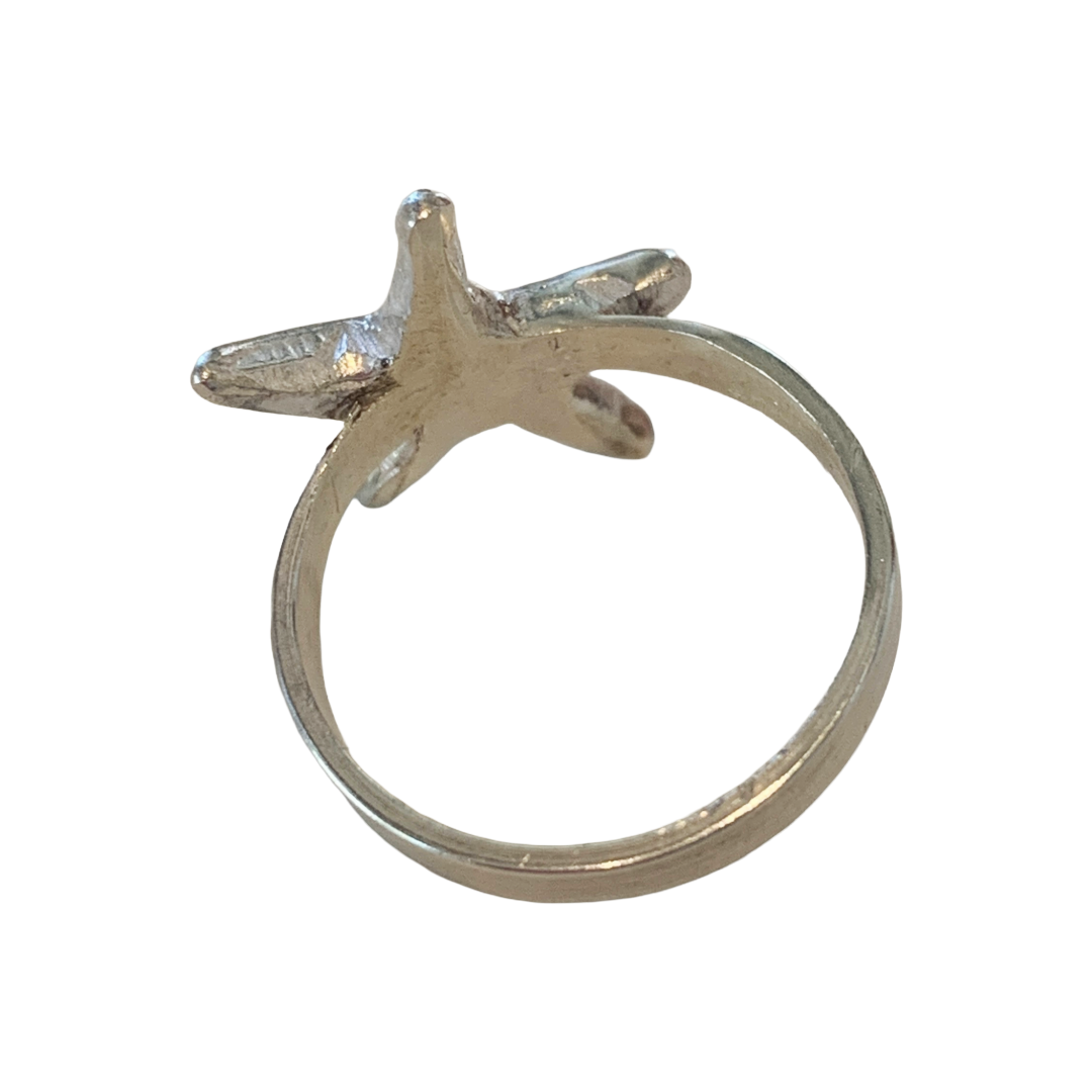 BREATH AND ESSENCE | 'Starfish Ring' | Sterling Silver