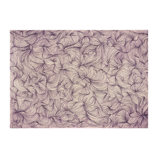 BLAK FLAIR PROJECT | 'Purple Wave Design' | Wrapping Paper / Terence Newman