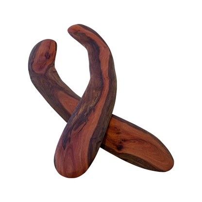 BULBURA CREATIONS | ‘Wangal (Ceremonial Boomerang) – small’ | Aboriginal Artefact / Cape York Red Gum