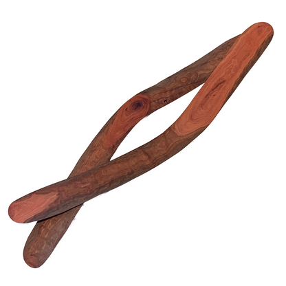 BULBURA CREATIONS | ‘Wangal (Ceremonial Boomerang) - large’ | Aboriginal Artefact / Cape York Red Gum