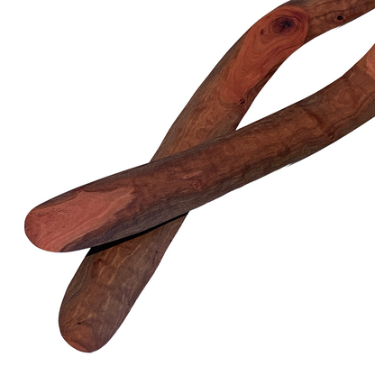 BULBURA CREATIONS | ‘Wangal (Ceremonial Boomerang) - large’ | Aboriginal Artefact / Cape York Red Gum