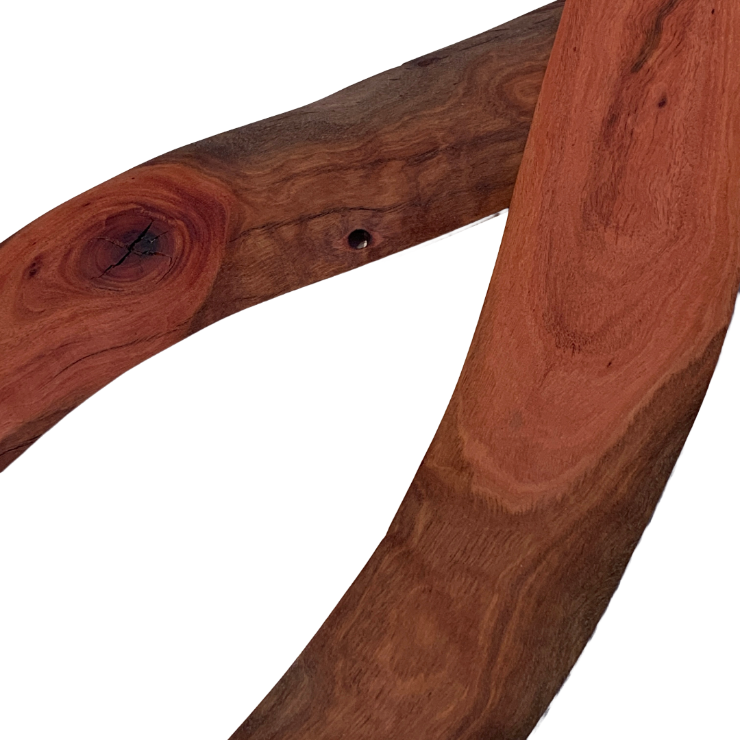 BULBURA CREATIONS | ‘Wangal (Ceremonial Boomerang) - large’ | Aboriginal Artefact / Cape York Red Gum