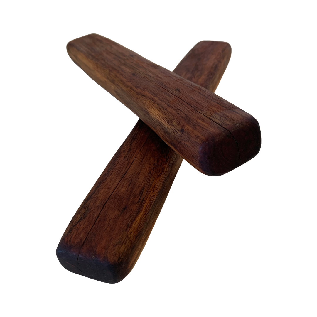 BULBURA CREATIONS | ‘Clapsticks – medium’ | Aboriginal Artefact / Black Wattle