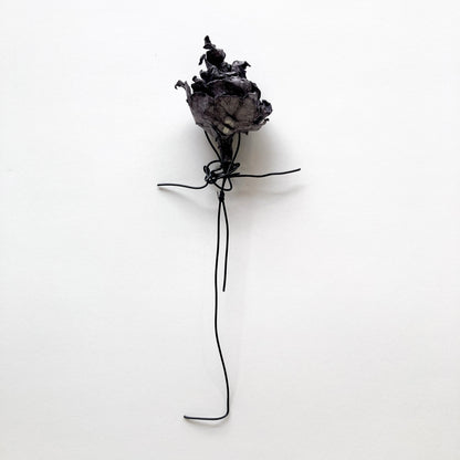 PAMELA KUSABS | ‘Budding (I)’ | 2025 | Paper / dried flower heads / stalk / wire
