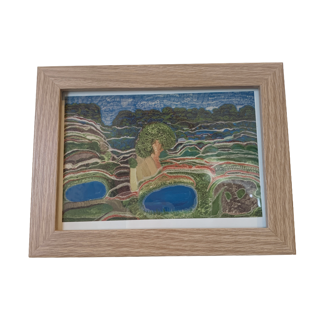 MORNINGTON ISLAND POSTCARDS - Karen Chong | 'Nithalunn' |  Small Framed Image