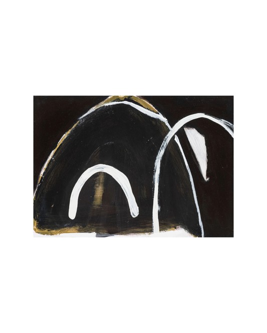 CLAUDINE MARZIK | ‘Undara Archway 1’ | Acrylic on paper / box timber frame