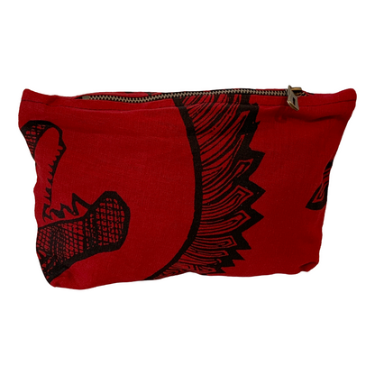KUKU BULKAWAY ART CENTRE | ‘Croc’ Pouch | Cotton / screenprint