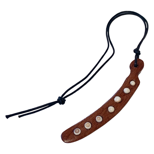 DAVID ANDY - Girringun Art Centre | 'Bagur Necklace (1)' | Wood / shell inlay