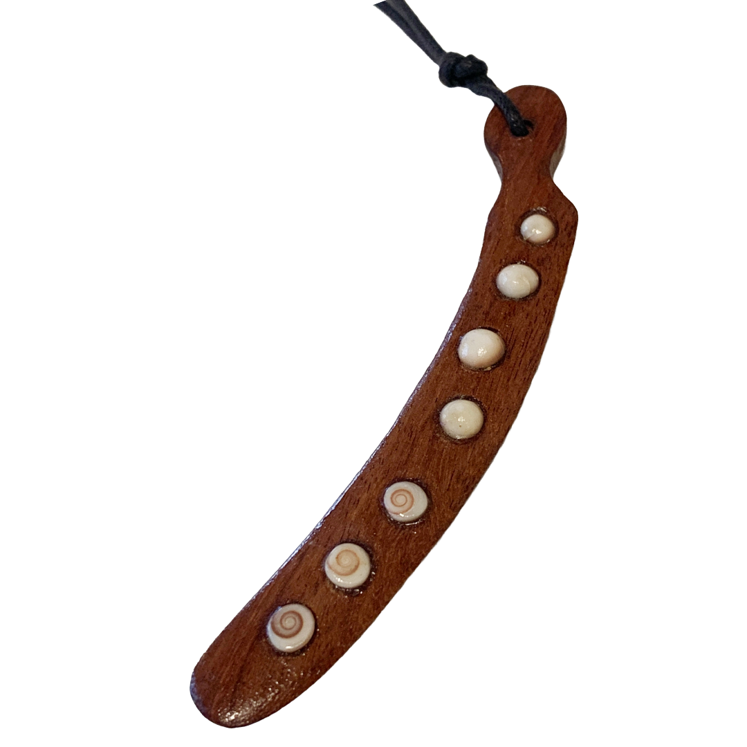 DAVID ANDY - Girringun Art Centre | 'Bagur Necklace (1)' | Wood / shell inlay