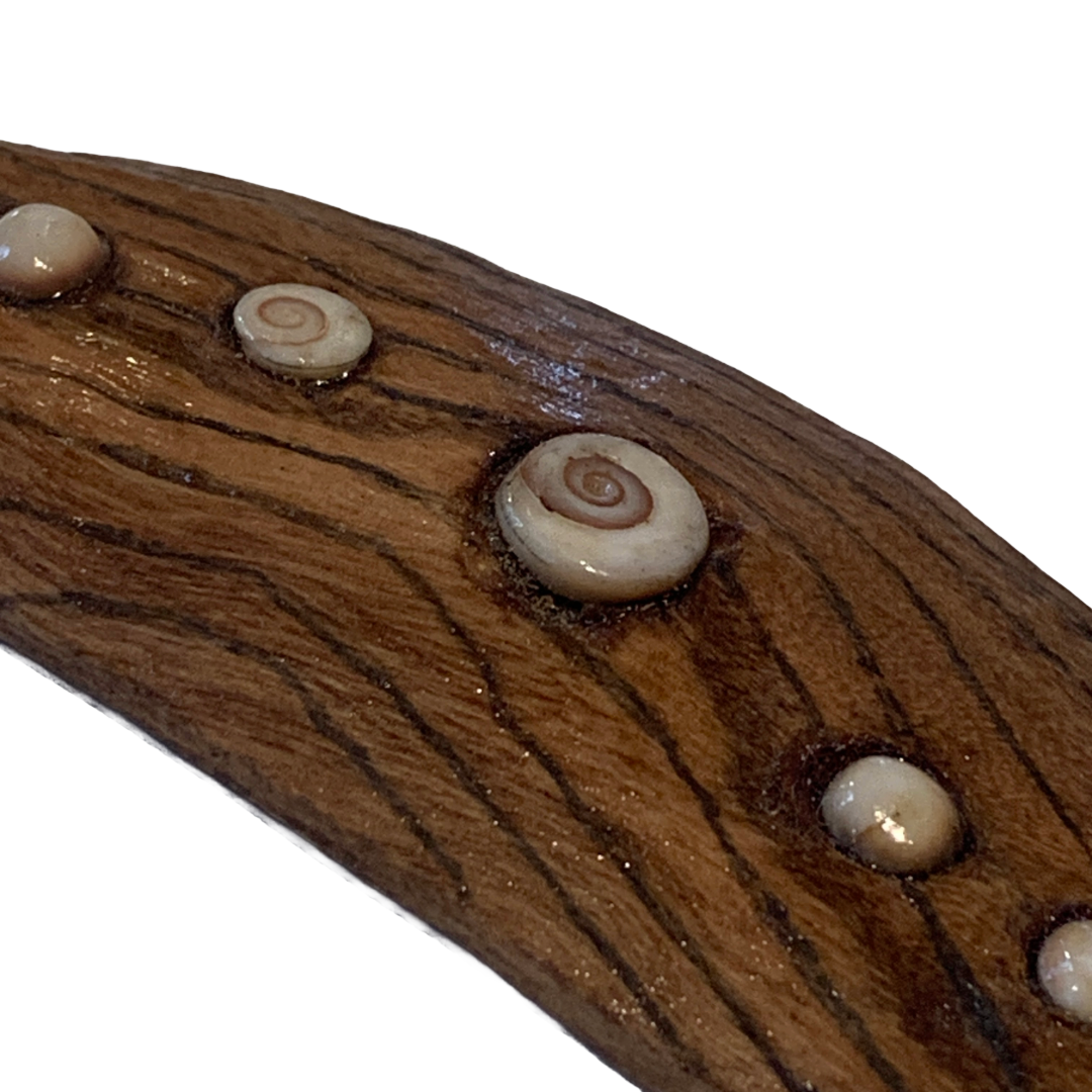 DAVID ANDY - Girringun Art Centre | 'Bigin Necklace' | Wood / shell inlay