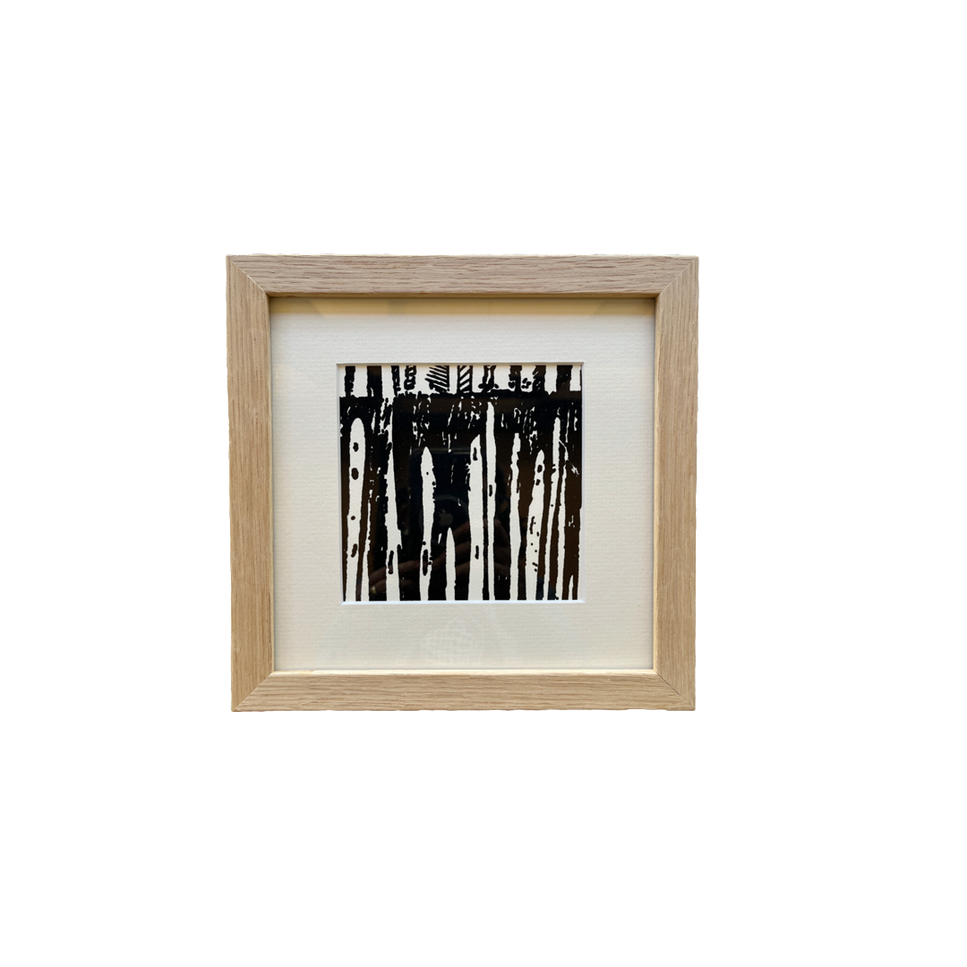 DELVENE COCKATOO COLLINS | 'Where Fresh Water meets Saltwater' | Framed screenprint / small