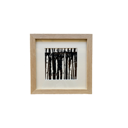 DELVENE COCKATOO COLLINS | 'Where Fresh Water meets Saltwater' | Framed screenprint / small