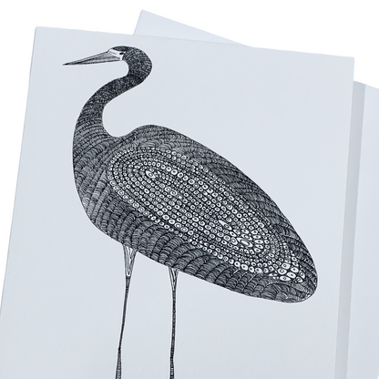 DELVENE COCKATOO-COLLINS | ‘Garagun Heron Greeting Card' | with envelope