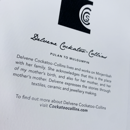 DELVENE COCKATOO-COLLINS | ‘Pulan to Mulgumpin Greeting Card' | with envelope
