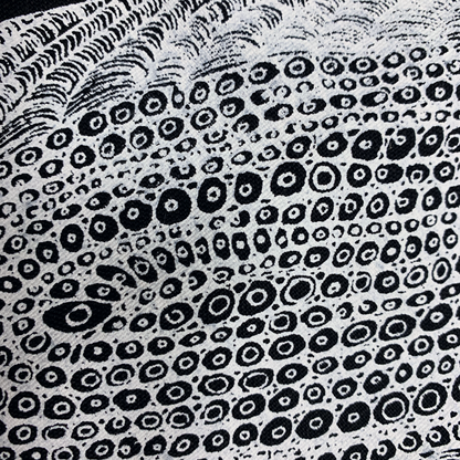 DELVENE COCKATOO-COLLINS | ‘Garagun Heron' Tea Towel | handprinted linen