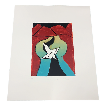 DANIEL BEERON | 'Gijalordi Bana Boongan (Kingfisher Making River)' | Screenprint