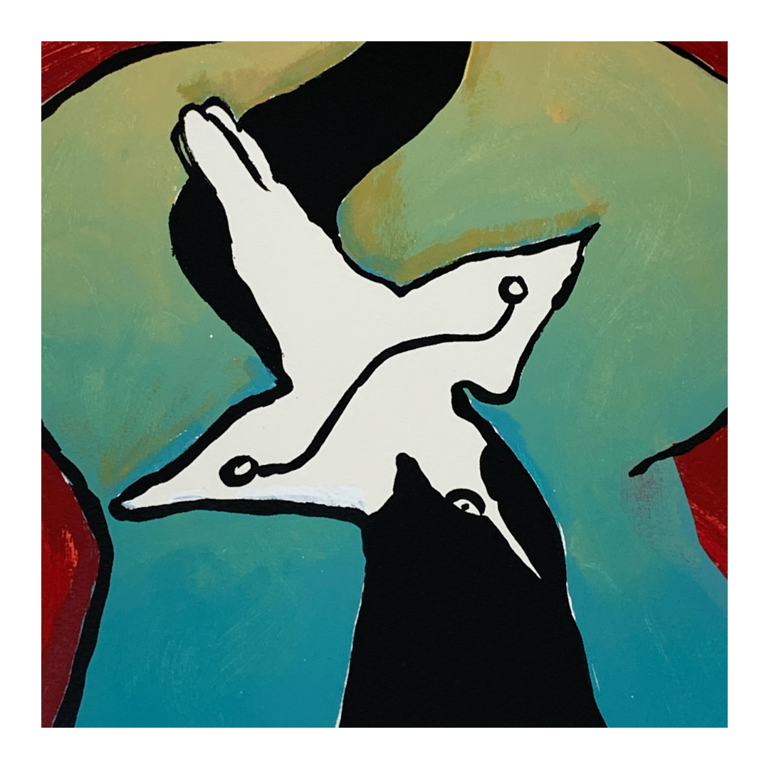 DANIEL BEERON | 'Gijalordi Bana Boongan (Kingfisher Making River)' | Screenprint