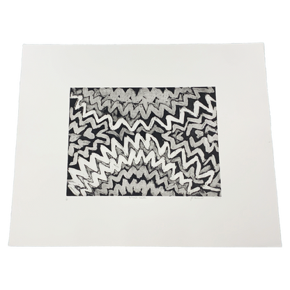 GERALD FOURMILE | 'Shark Tooth' | Etching