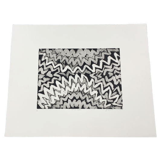 GERALD FOURMILE | 'Shark Tooth' | Etching